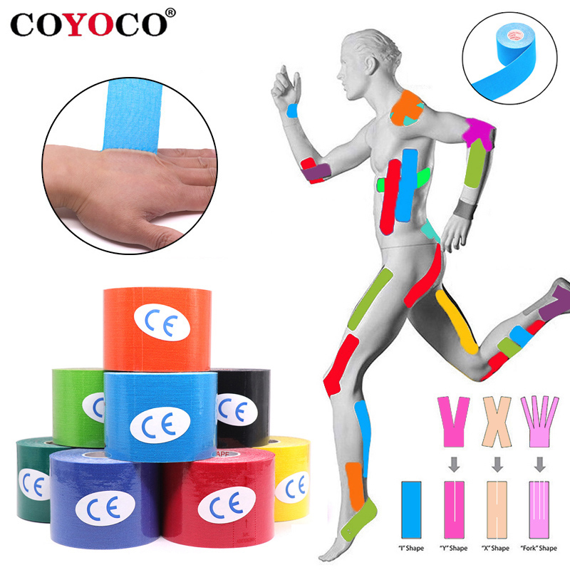Largura 2.5cm-10cm fita de cin - Sports Taping Precut avaliação e preço